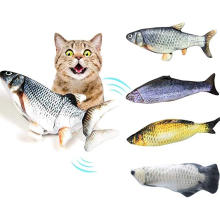 Electric Fish Cat Toys Interactive Dancing Fish for Kitty Catnip Cat Toys Perfect for Biting Chewing and Kicking Moves by itself